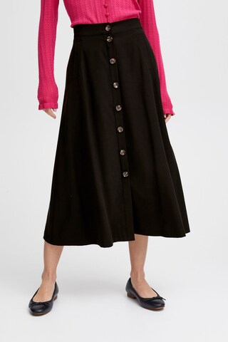 Atelier Rêve - Falda 'Irleono' en negro: frente