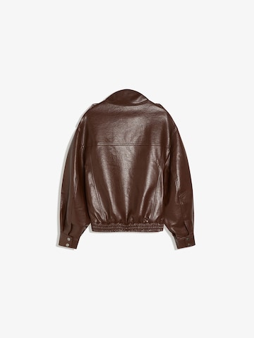 Veste mi-saison Bershka en marron