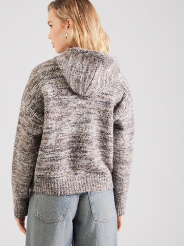 Geacă tricotată 'HAILEY' de la TOPSHOP pe gri