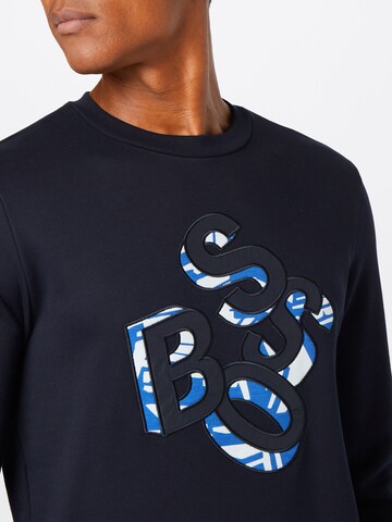 BOSS Sweatshirt 'Stadler' in Blau