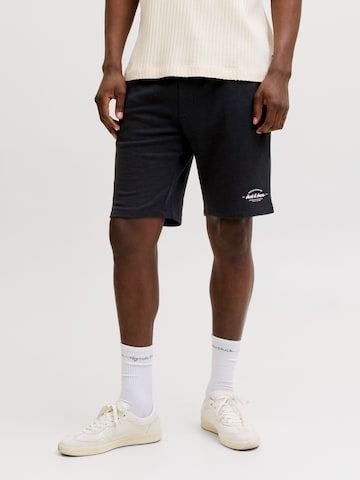 JACK & JONES - regular Pantalón 'JPSTGORDON BRANDON' en negro: frente