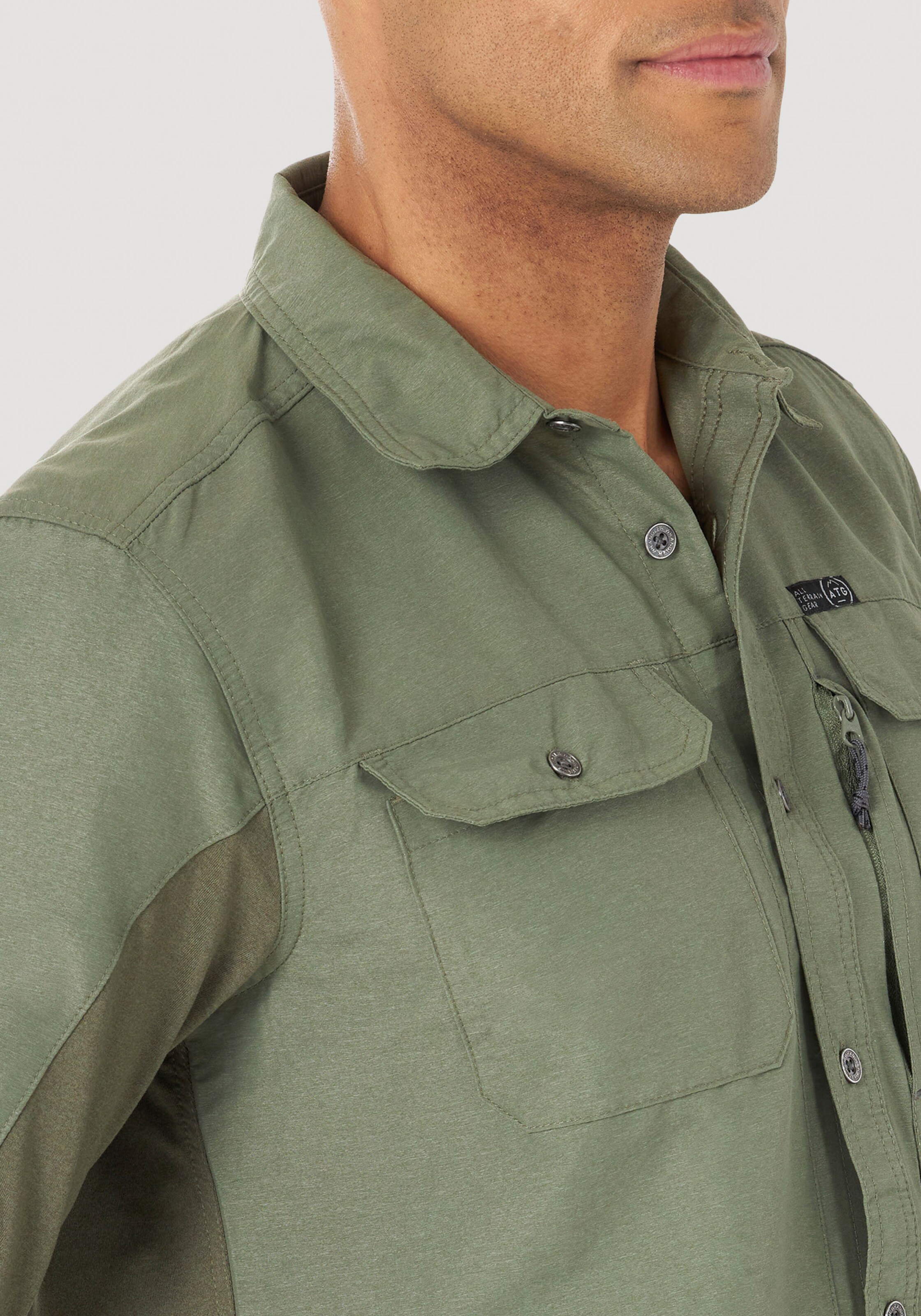 Männer All Terrain Gear by Wrangler Bekleidung All Terrain Gear by Wrangler Hemd in Grün - JY31025 Männer All Terrain Gear by Wrangler Bekleidung All Terrain Gear by Wrangler Hemd in Grün - JY31025