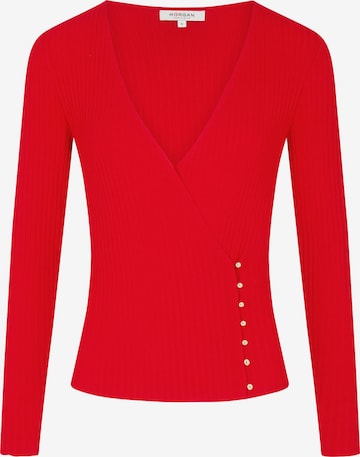 Pull-over Morgan en rouge : devant