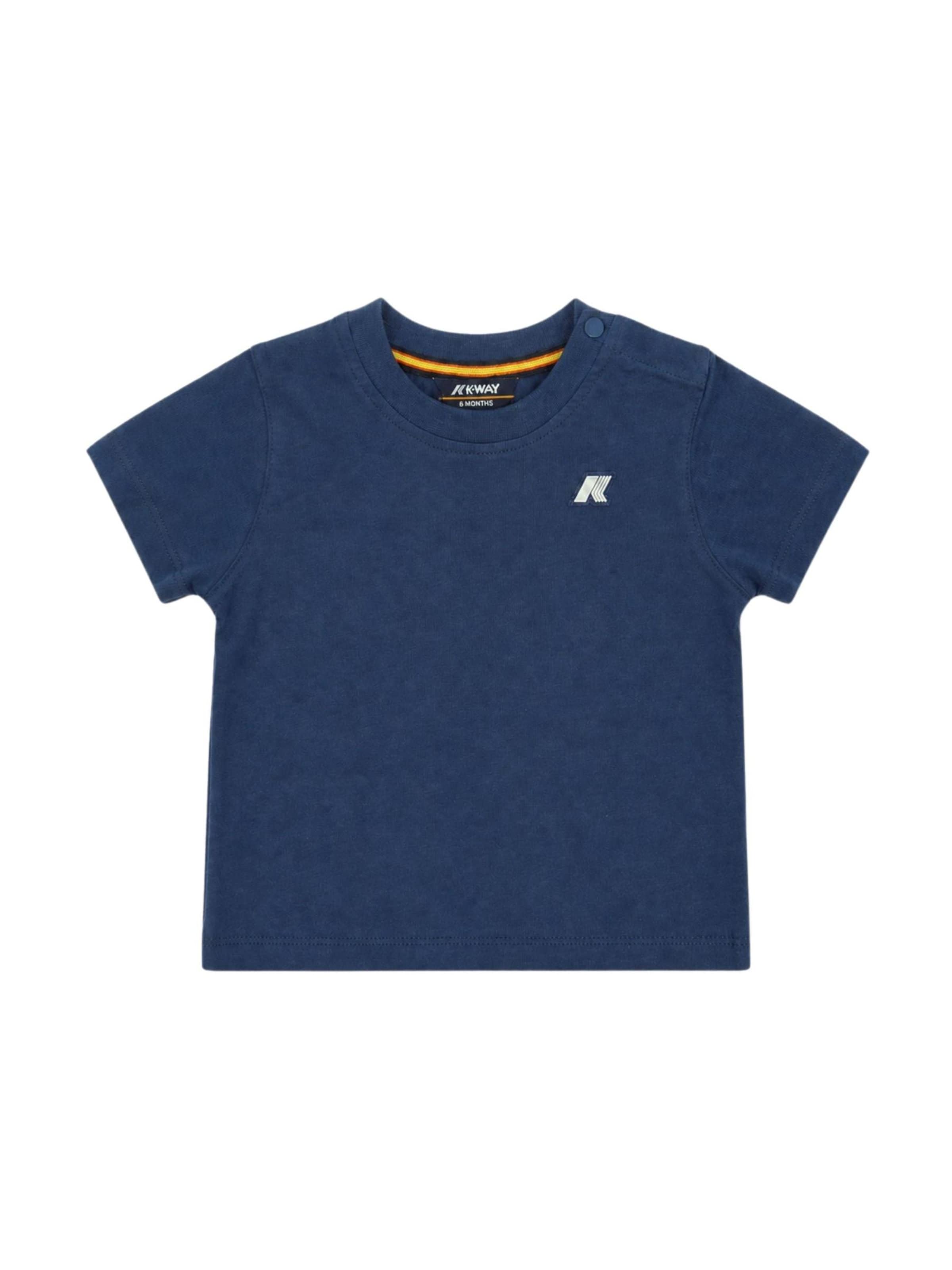 K-Way Shirt 'K-WAY KIDS E. PETE JERSEY T-SHIRT' in Blue: front