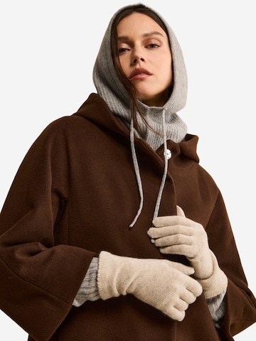 Il Lanificio Vingerhandschoenen in Beige: voorkant