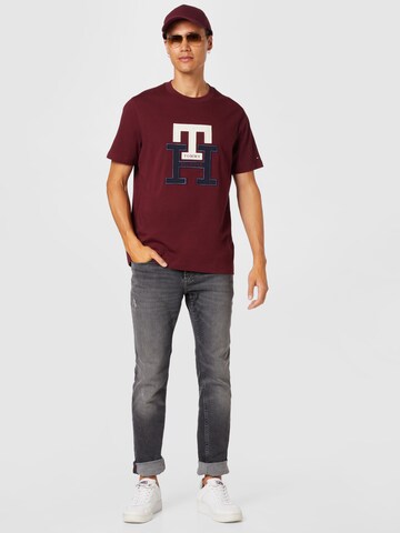 TOMMY HILFIGER Koszulka w kolorze czerwony