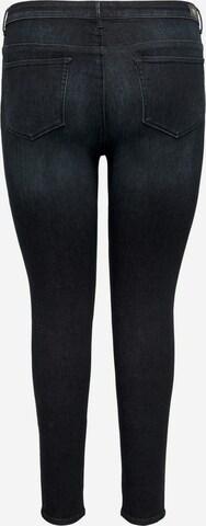 ONLY Carmakoma Skinny Jeans 'Life Reg' i sort