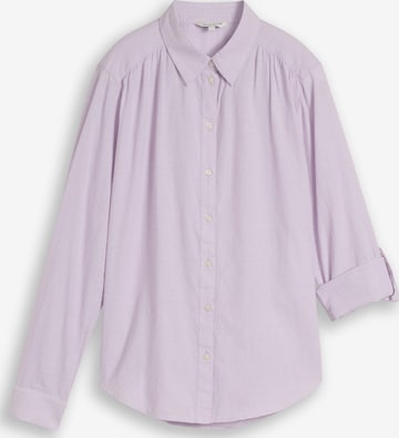TOM TAILOR Blouse in Purple: front