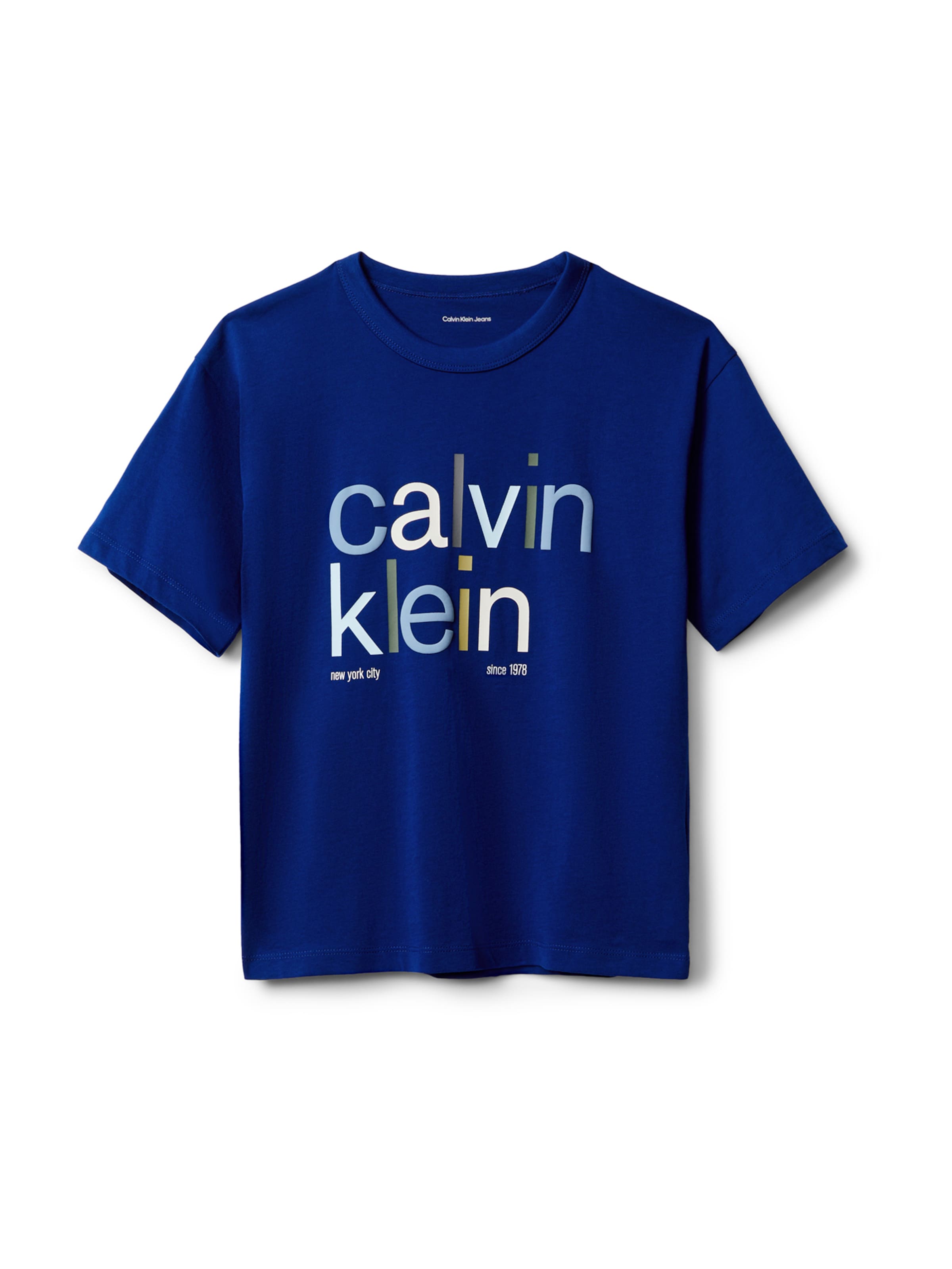 Calvin Klein Jeans Футболка в Синий: спереди