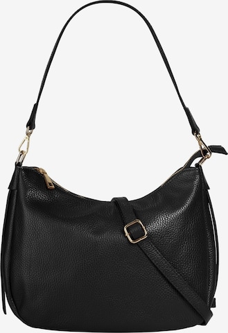 Cluty Crossbody Bag in Black: front