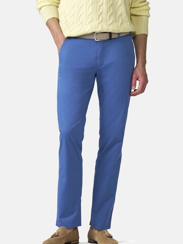 Regular Pantalon chino MEYER en bleu : devant