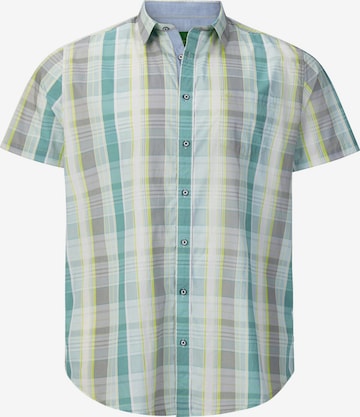 Charles Colby Comfort fit Overhemd ' Duke Sully ' in Groen: voorkant