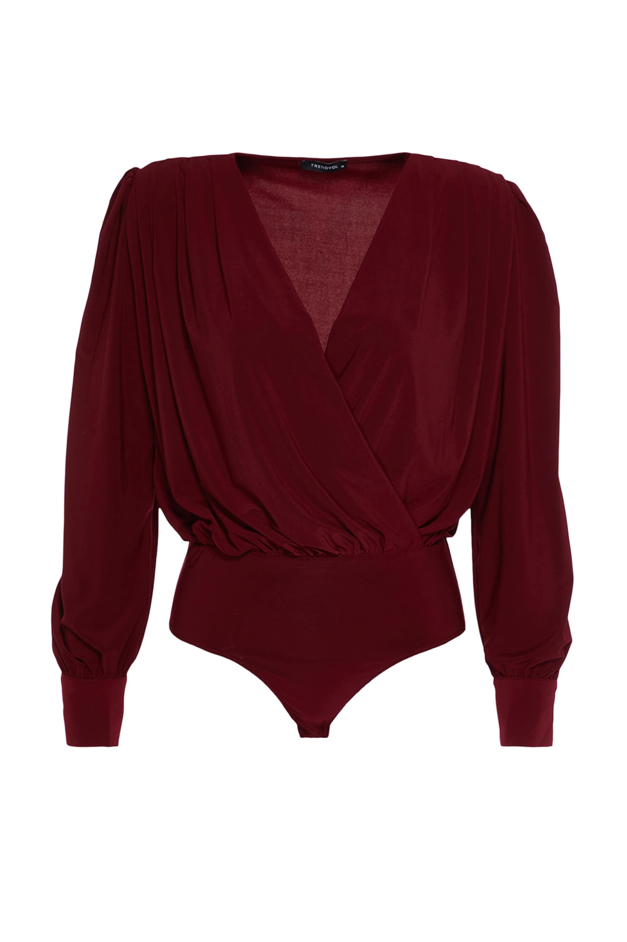 Trendyol - Body de blusa en rojo: frente