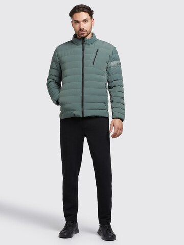 khujo Winter Jacket 'Percy Matt' in Green