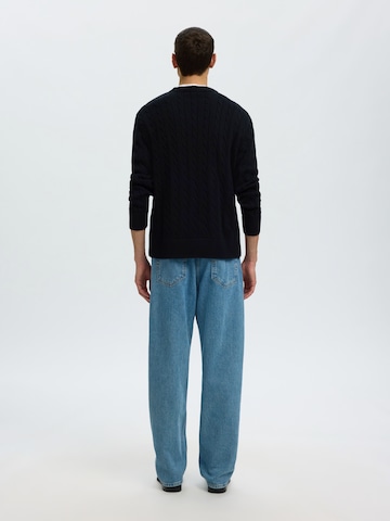 SELECTED - Pullover 'SLMBRAUN' em preto