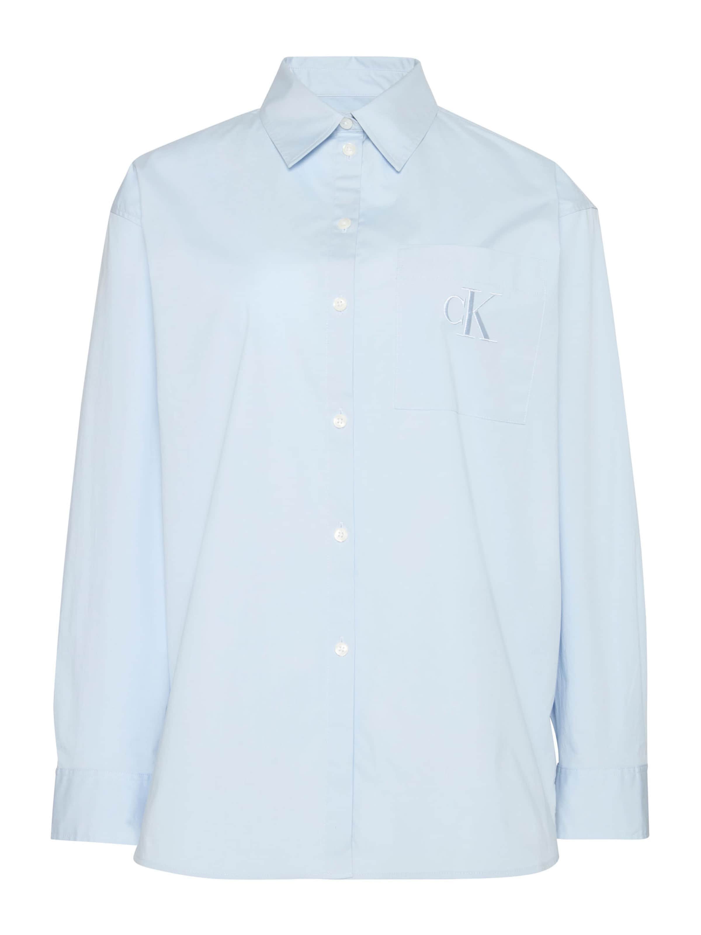 Calvin Klein Jeans Μπλούζα σε μπλε: μπροστά