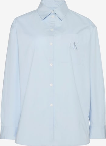 Calvin Klein Jeans Bluse in Blau: Vorderseite