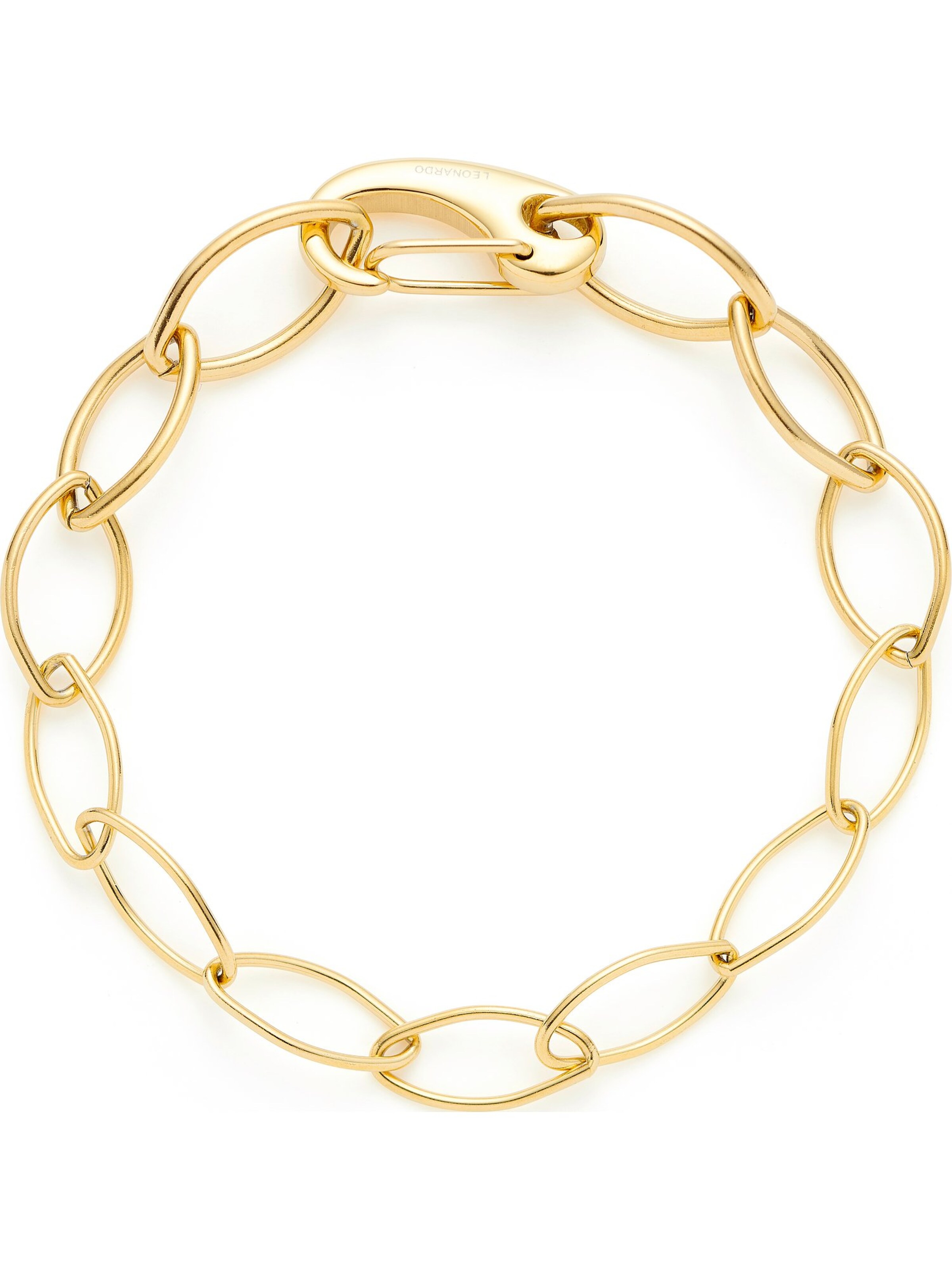 LEONARDO Bracelet in Gold: front