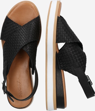 INUOVO Strap Sandals in Black