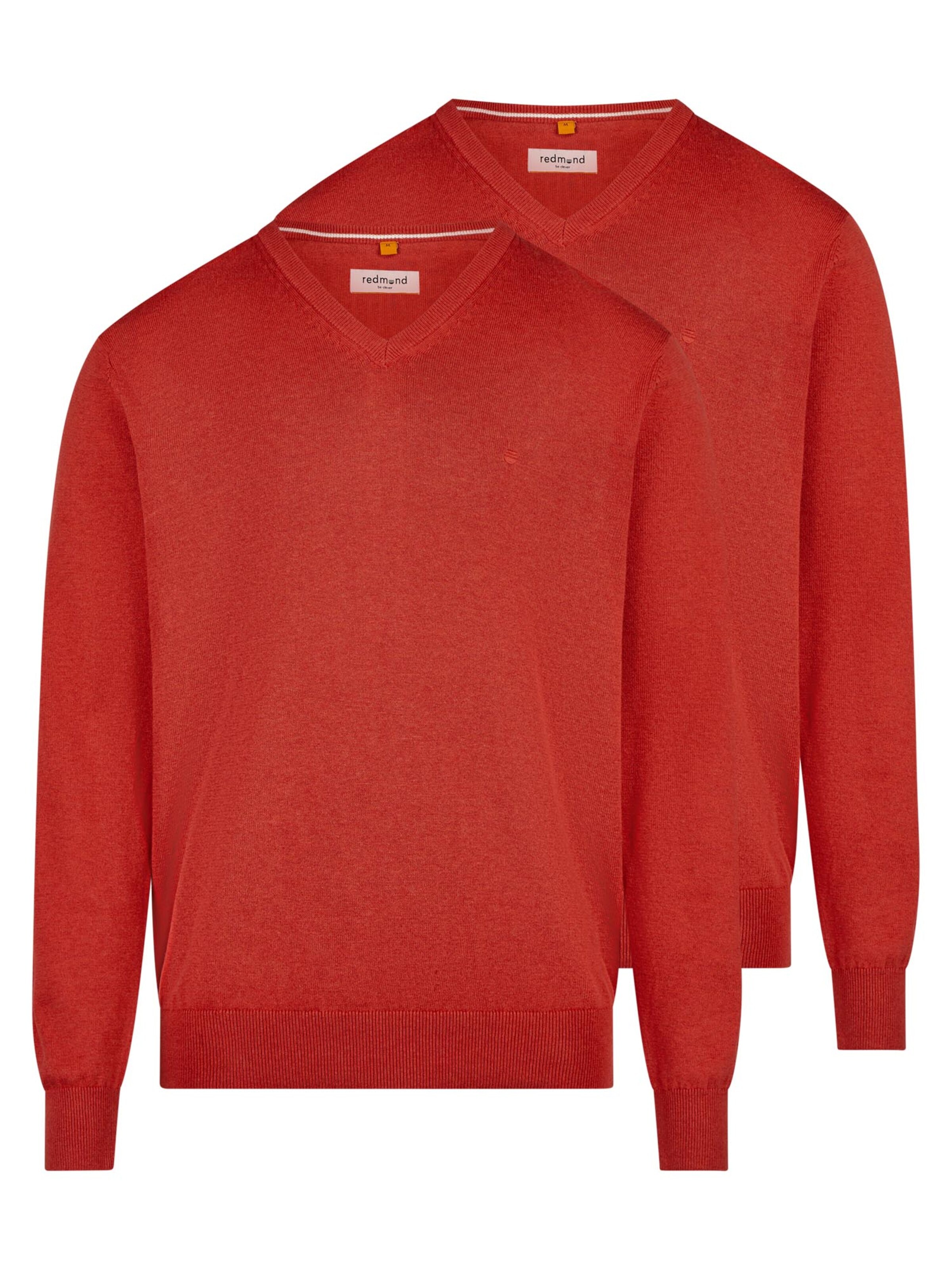 redmond Sweater 'Basic' in Red: front