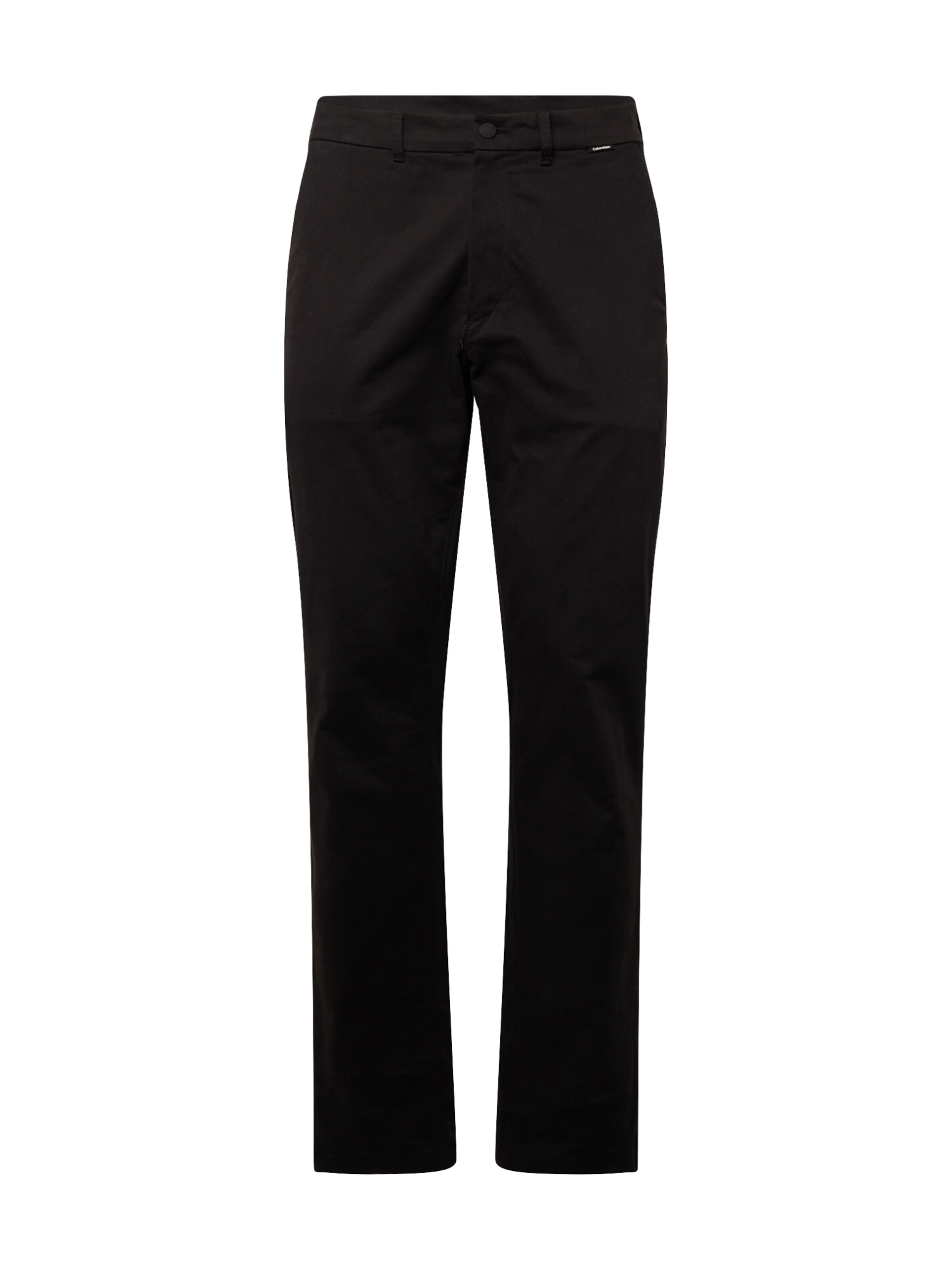 Calvin Klein Slimfit Hose in Schwarz: Vorderseite
