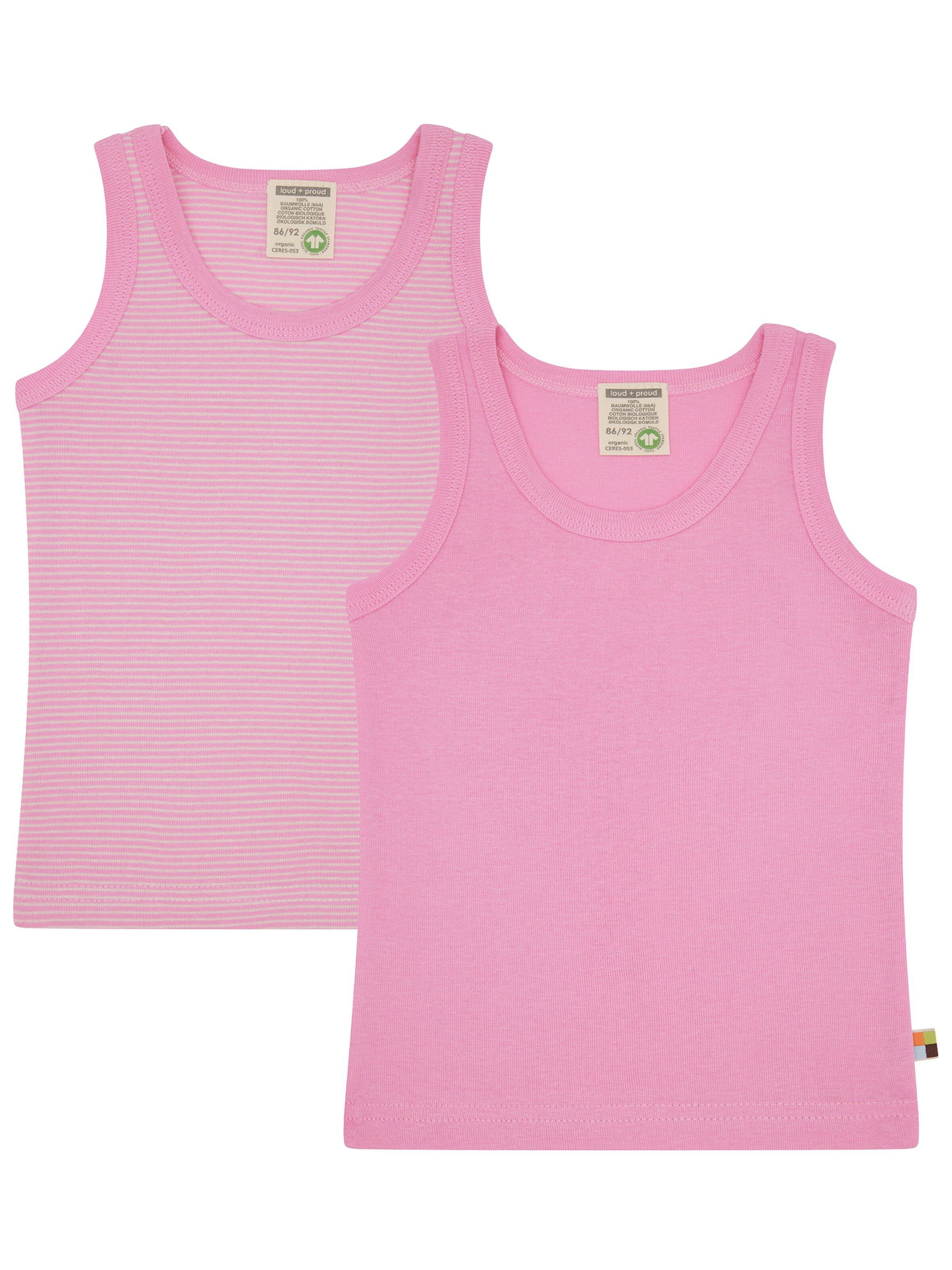 loud + proud Undershirt in Pink: front