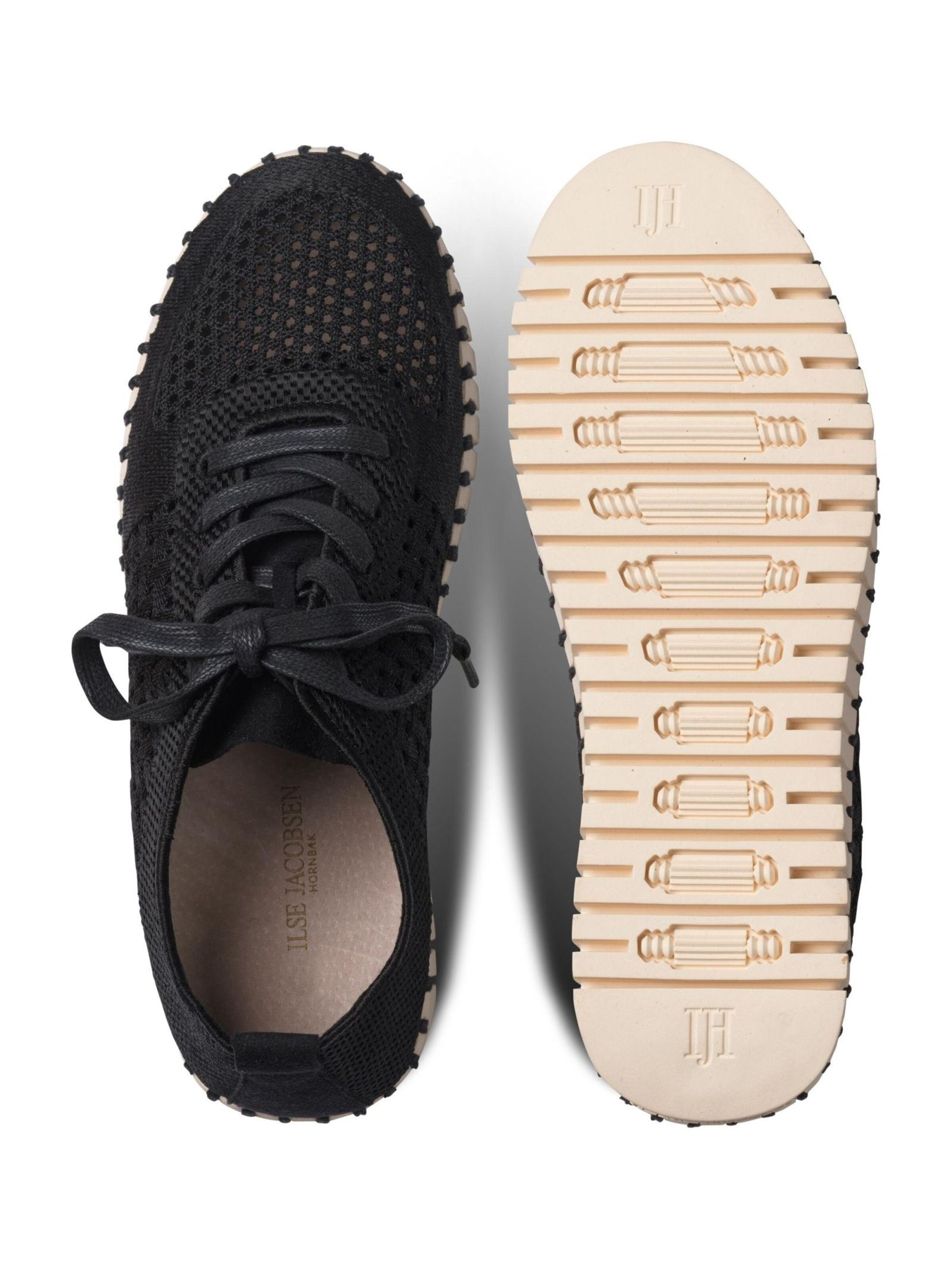 Baskets basses 'Tulip' ILSE JACOBSEN en noir