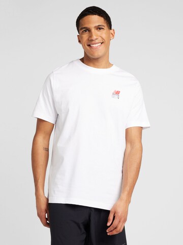 T-Shirt new balance en blanc