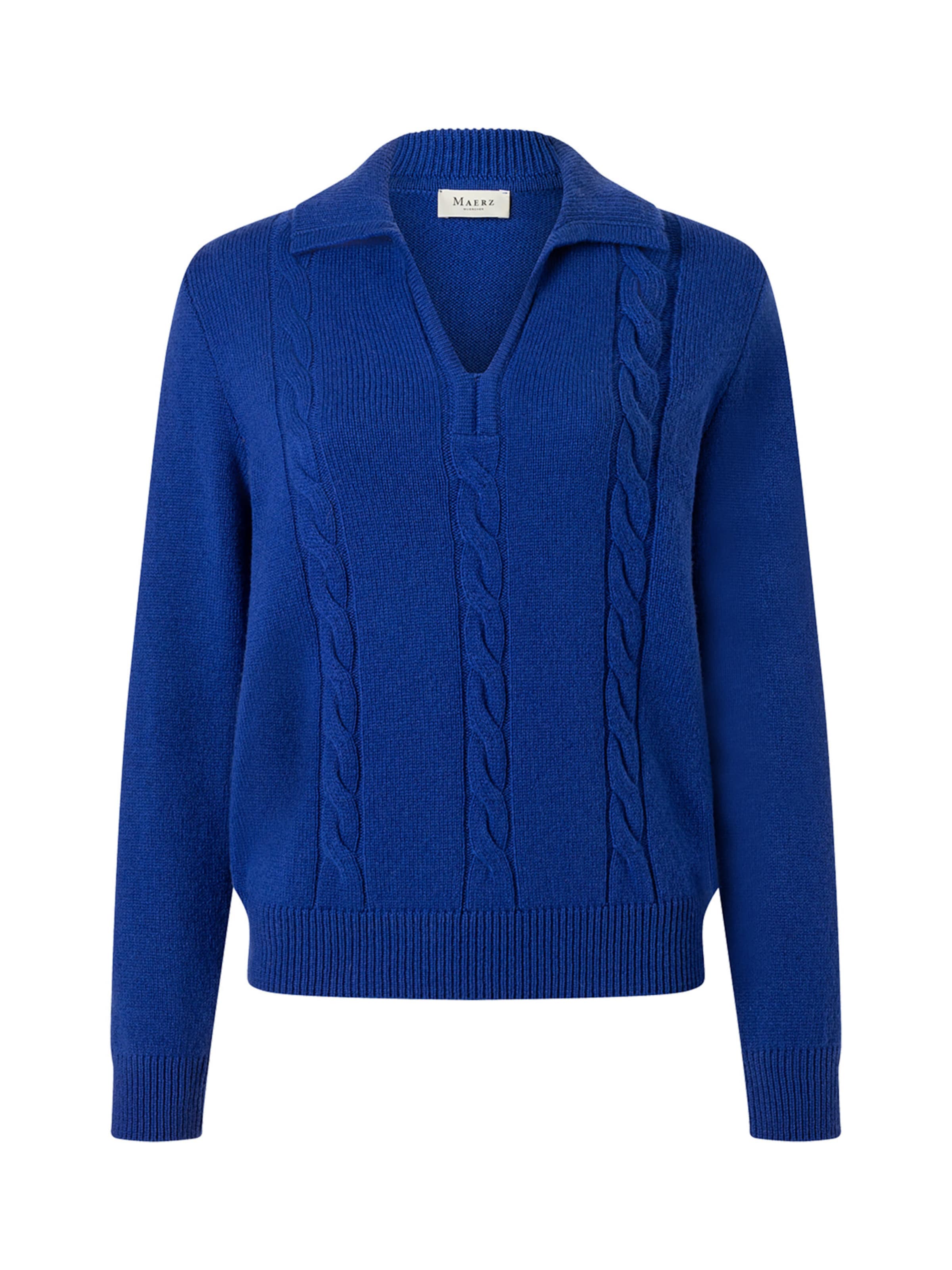 MAERZ Muenchen Sweater in Blue: front