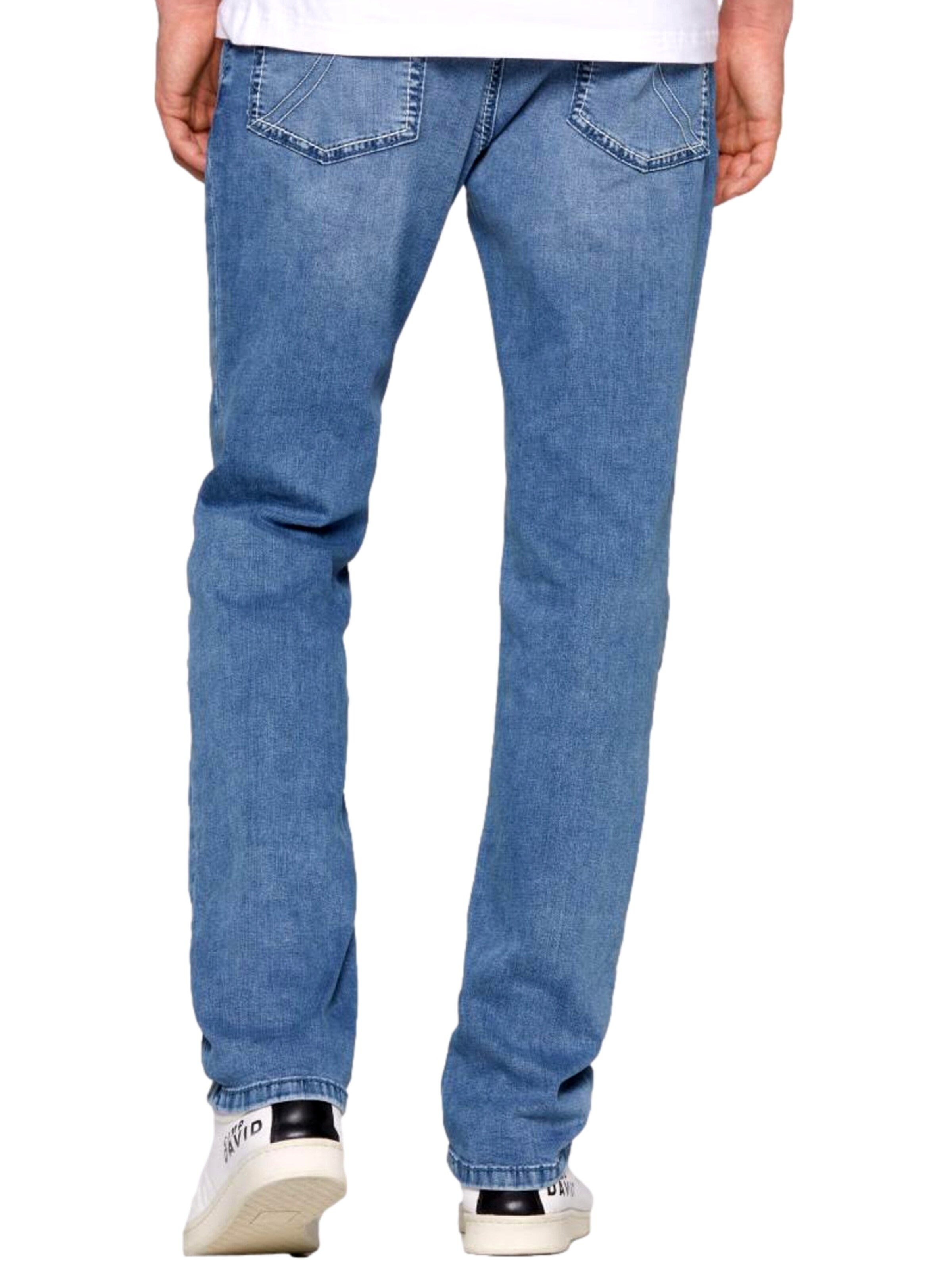 CAMP DAVID regular Jeans i blå