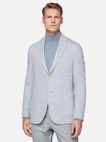Coupe regular Veste de costume Boggi Milano en bleu : devant