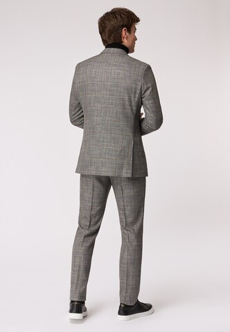 ROY ROBSON Slimfit Hosenanzug mit Karomuster in Grau