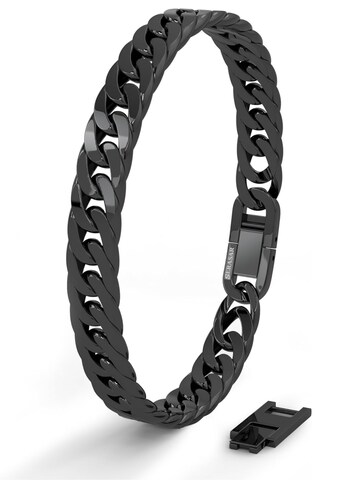 SERASAR Bracelet 'Cuban' in Black: front
