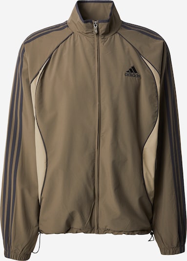 ADIDAS ORIGINALS Välikausitakki 'Teamgeist Adicolor Originals' värissä kerma / harmaa, Tuotenäkymä