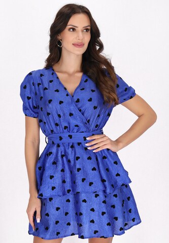 Robe de cocktail 'Fashion Look' faina en bleu : devant