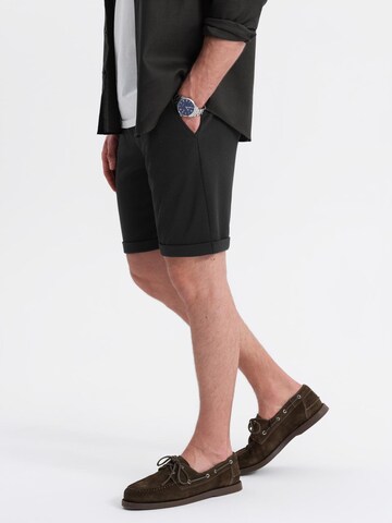 Coupe slim Pantalon Ombre en noir
