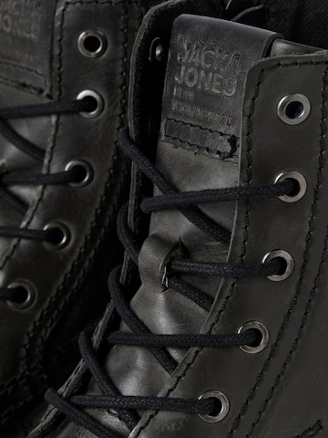 JACK & JONES Боти с връзки 'Howard' в сиво