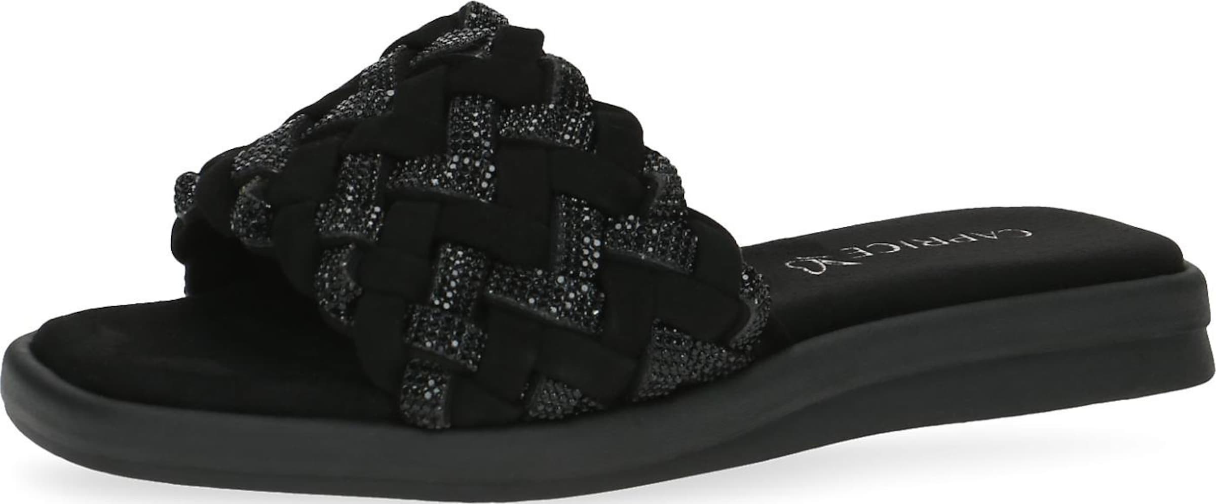 CAPRICE Mule in Black: front