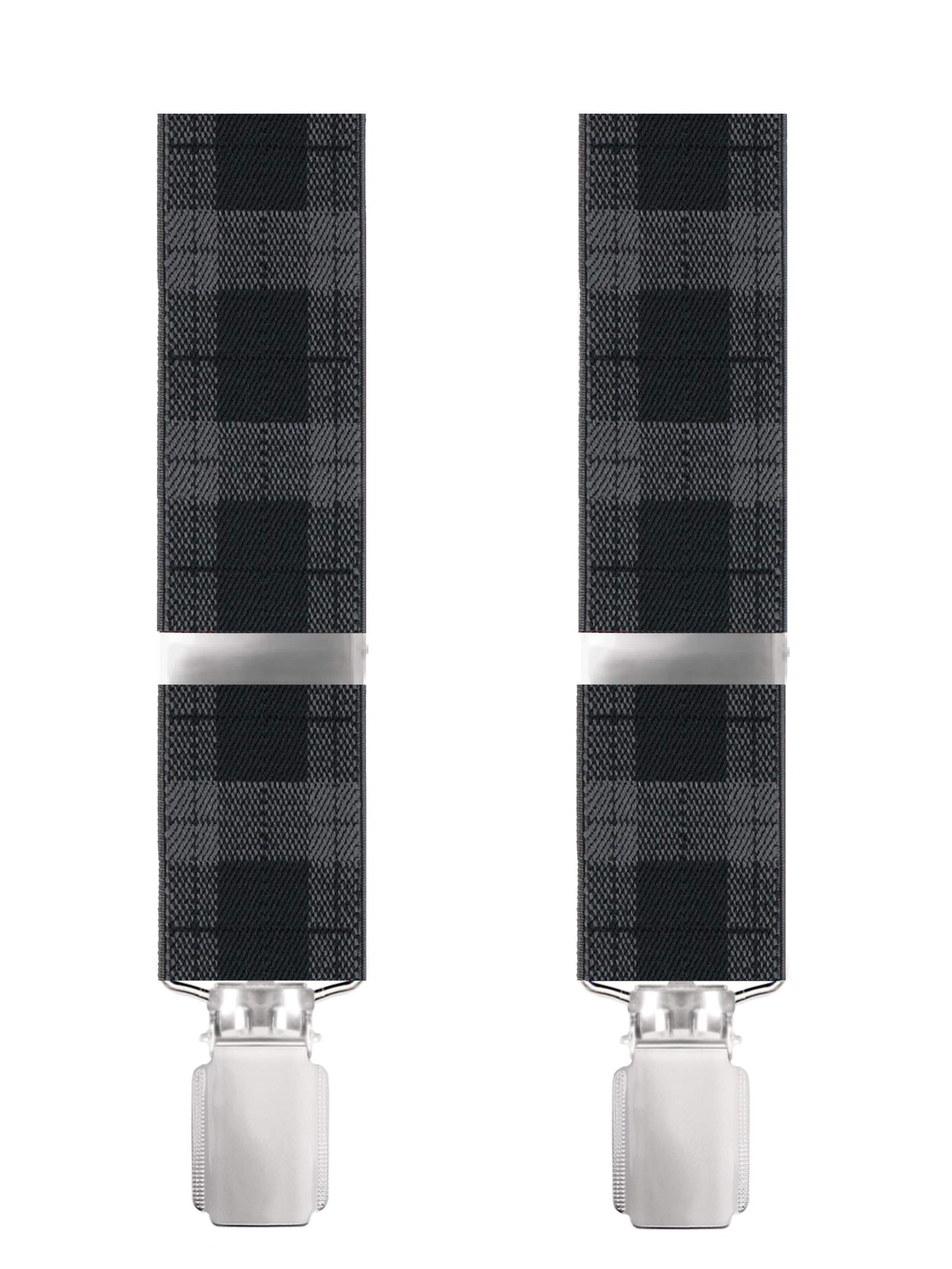 WILLEN Suspenders 'Karo' in Grey