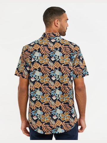 Threadbare Regular fit Overhemd 'Yucca' in Blauw