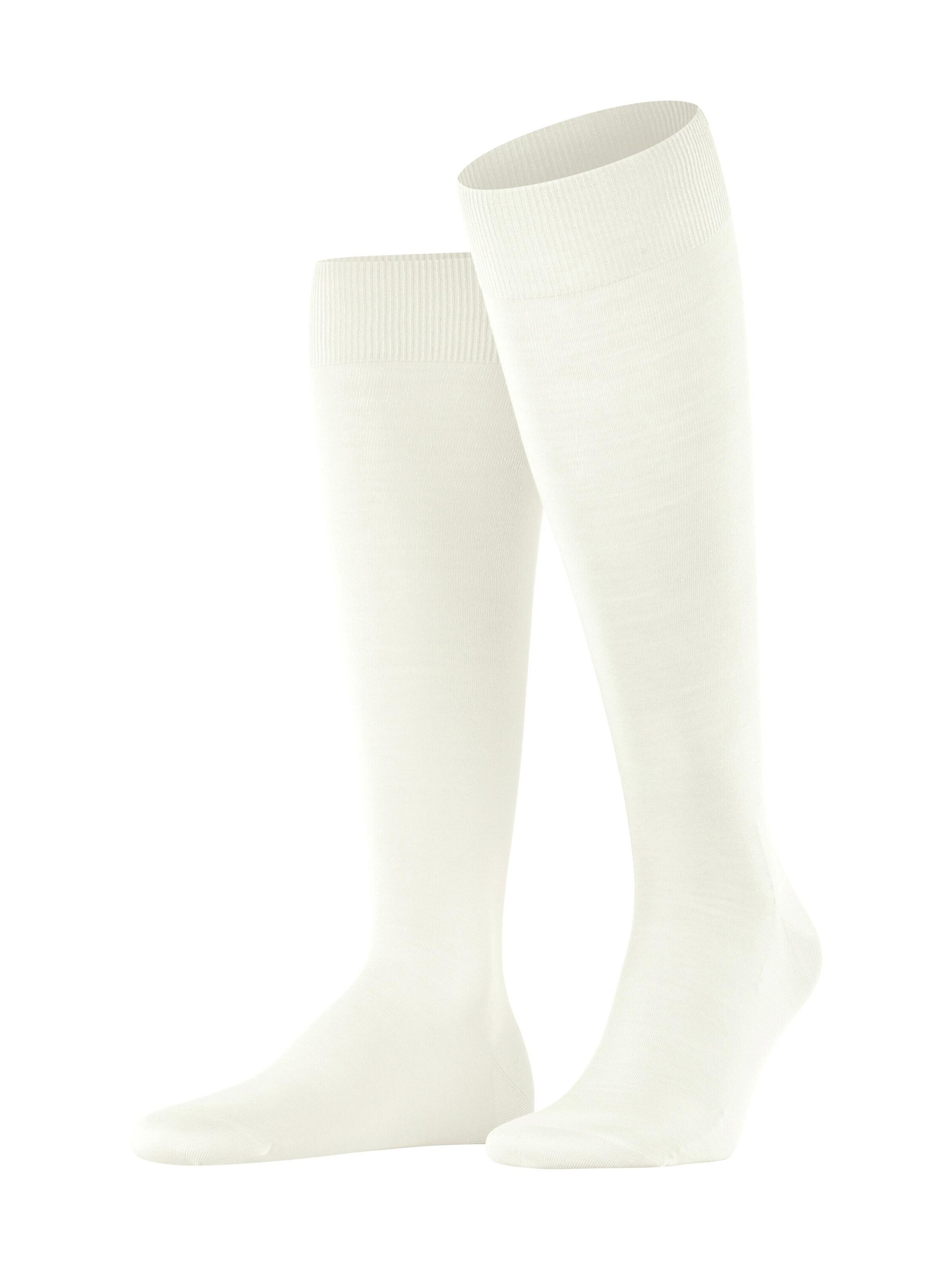 FALKE Knee High Socks 'ClimaWool' in White