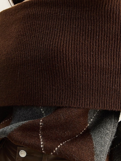 Bianco Lucci Pullover em XS-XL em chocolate / cinzento escuro / branco, Vista do artigo
