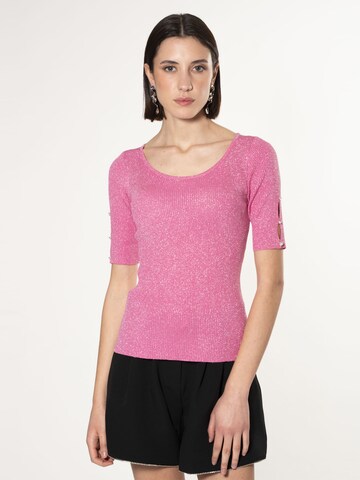 Maglietta di Influencer in rosa: frontale