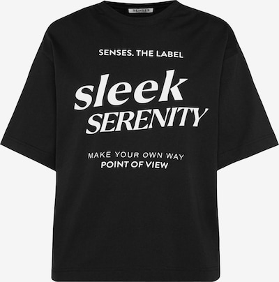 SENSES.THE LABEL Oversized Shirt in L in Black / White, Item view