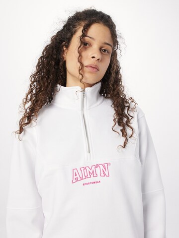 Sweat-shirt aim'n en blanc