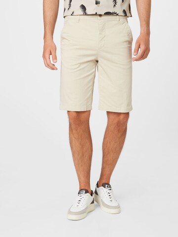 !Solid Regular Shorts 'Bishop' in Beige: predná strana