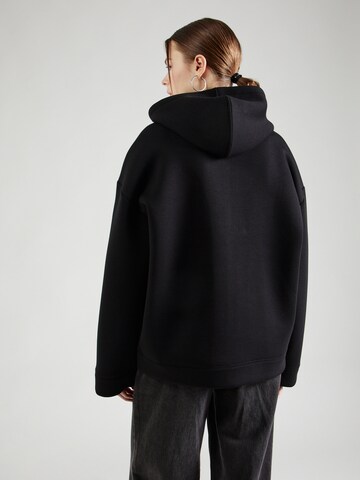 WEEKDAY Sweatjacke in Schwarz