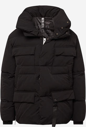 FREAKY NATION Winter Jacket in Black: front