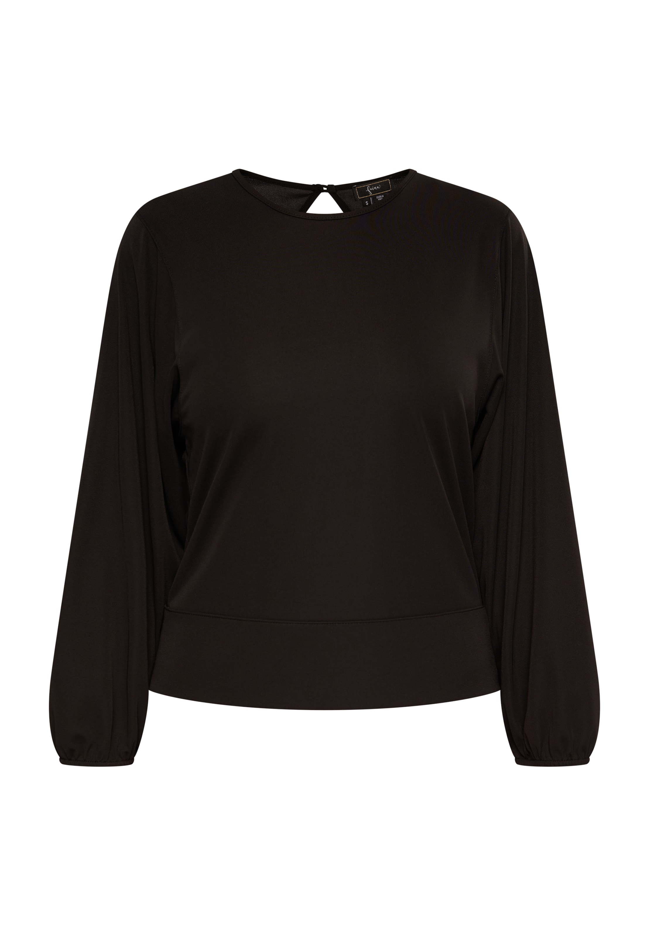 faina - Camisa em preto: frente