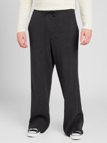 WEEKDAY Wide leg Broek 'Darwin' in Grijs: voorkant